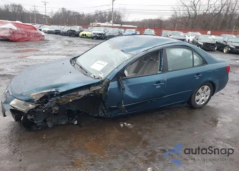 2007 Hyundai Sonata Gls из США, поврежденный, VIN 5NPET46C77H181276